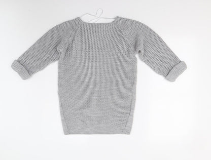 Womens UK Size 12 Bonmarché Grey Pullover Jumper