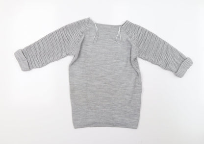 Womens UK Size 12 Bonmarché Grey Pullover Jumper