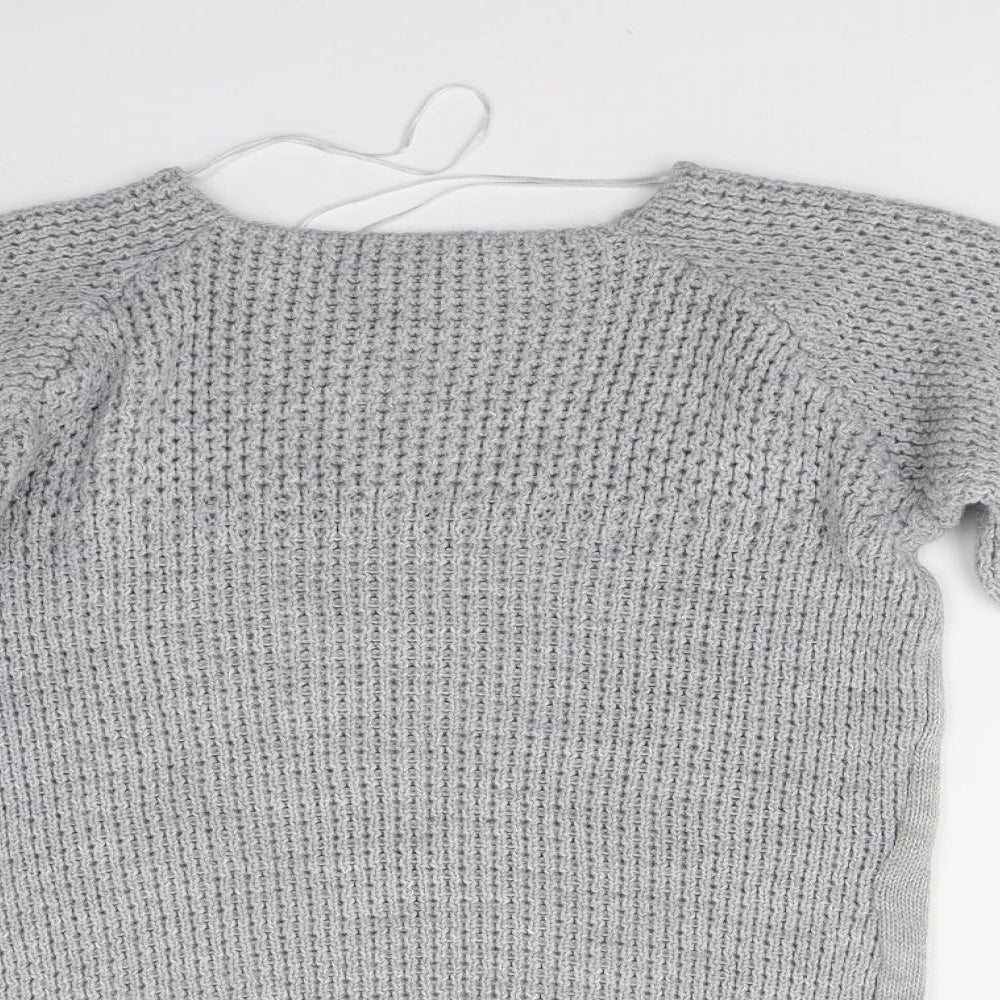 Womens UK Size 12 Bonmarché Grey Pullover Jumper