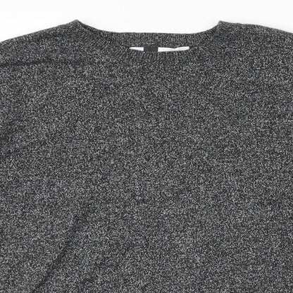 Topman Mens Grey  Knit Pullover Jumper Size S
