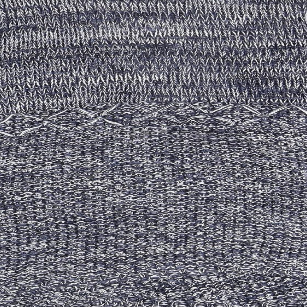 Womens UK Size L marble Blue Cardigan Jumper