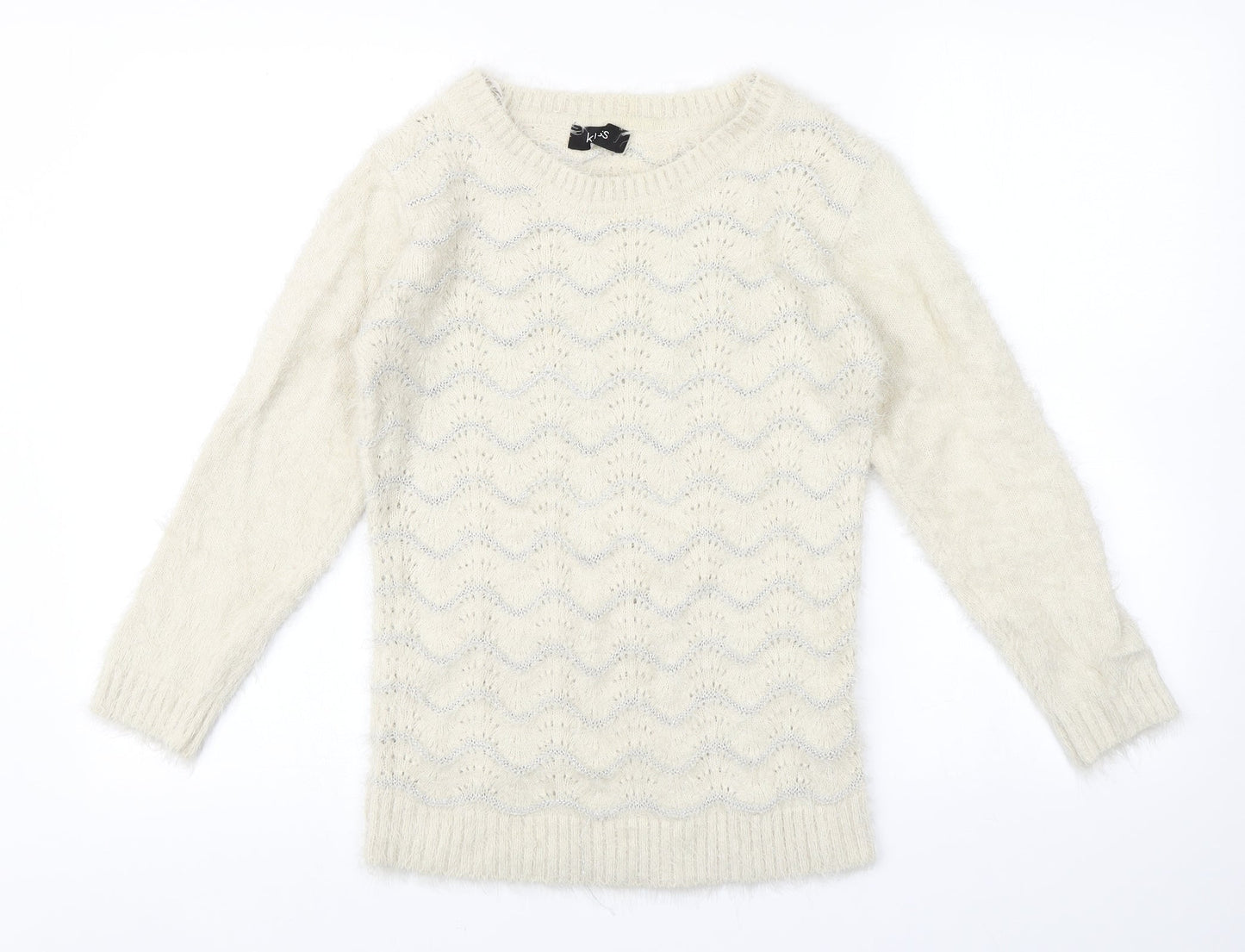 Womens UK Size S Klass Ivory Pullover Jumper