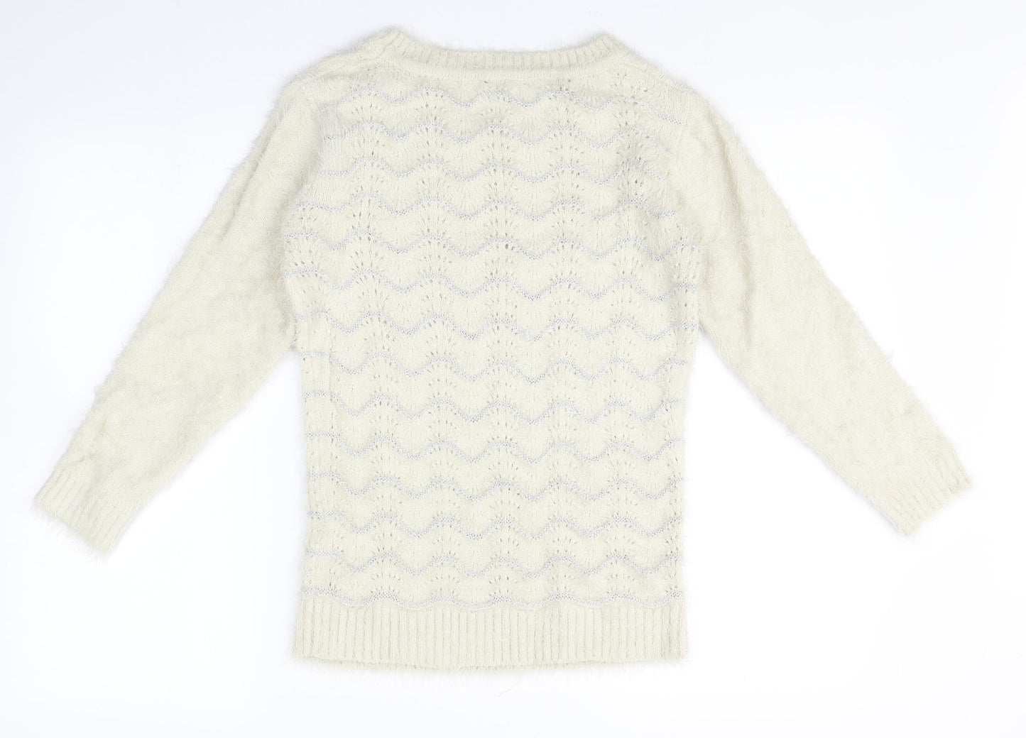 Womens UK Size S Klass Ivory Pullover Jumper