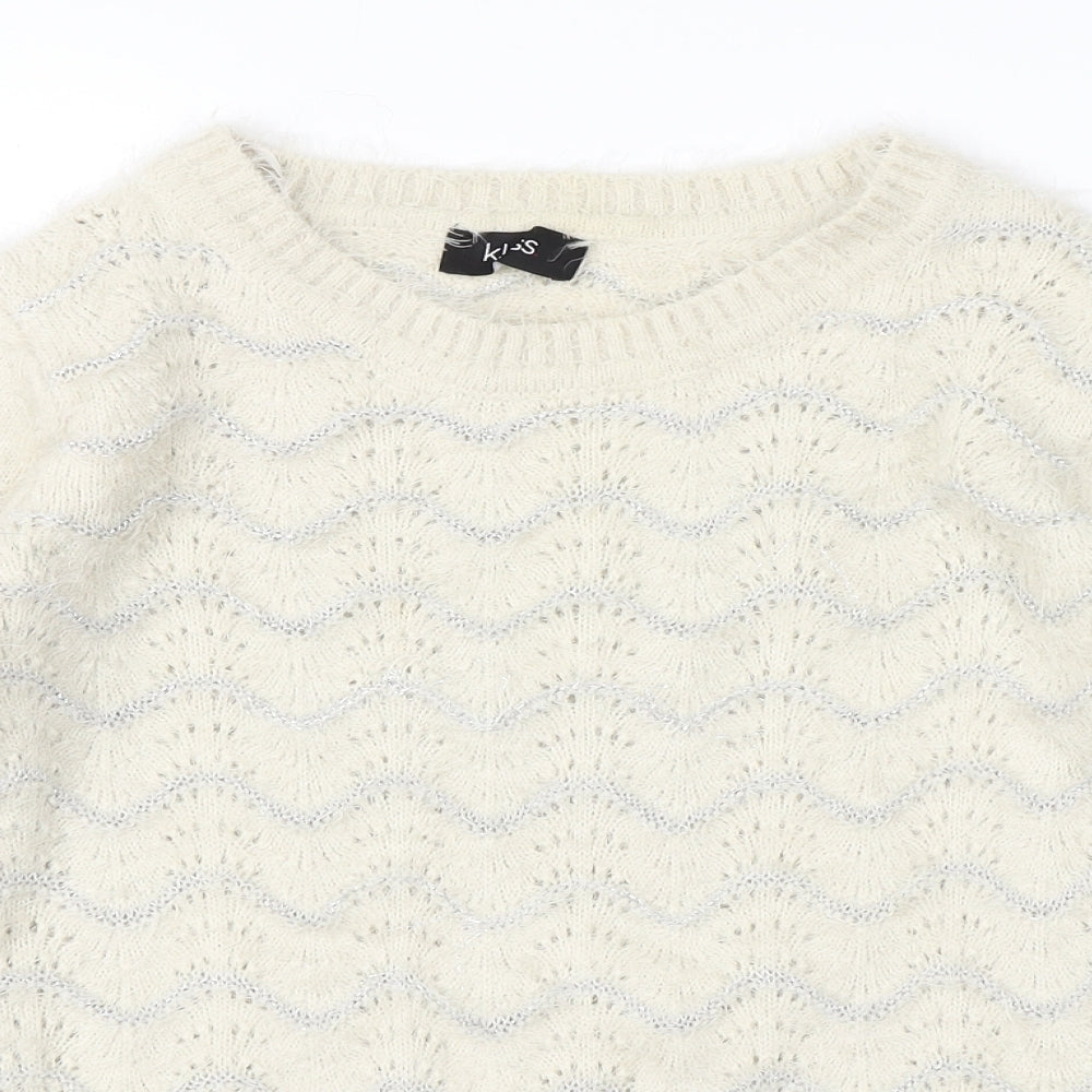 Womens UK Size S Klass Ivory Pullover Jumper