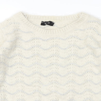 Womens UK Size S Klass Ivory Pullover Jumper