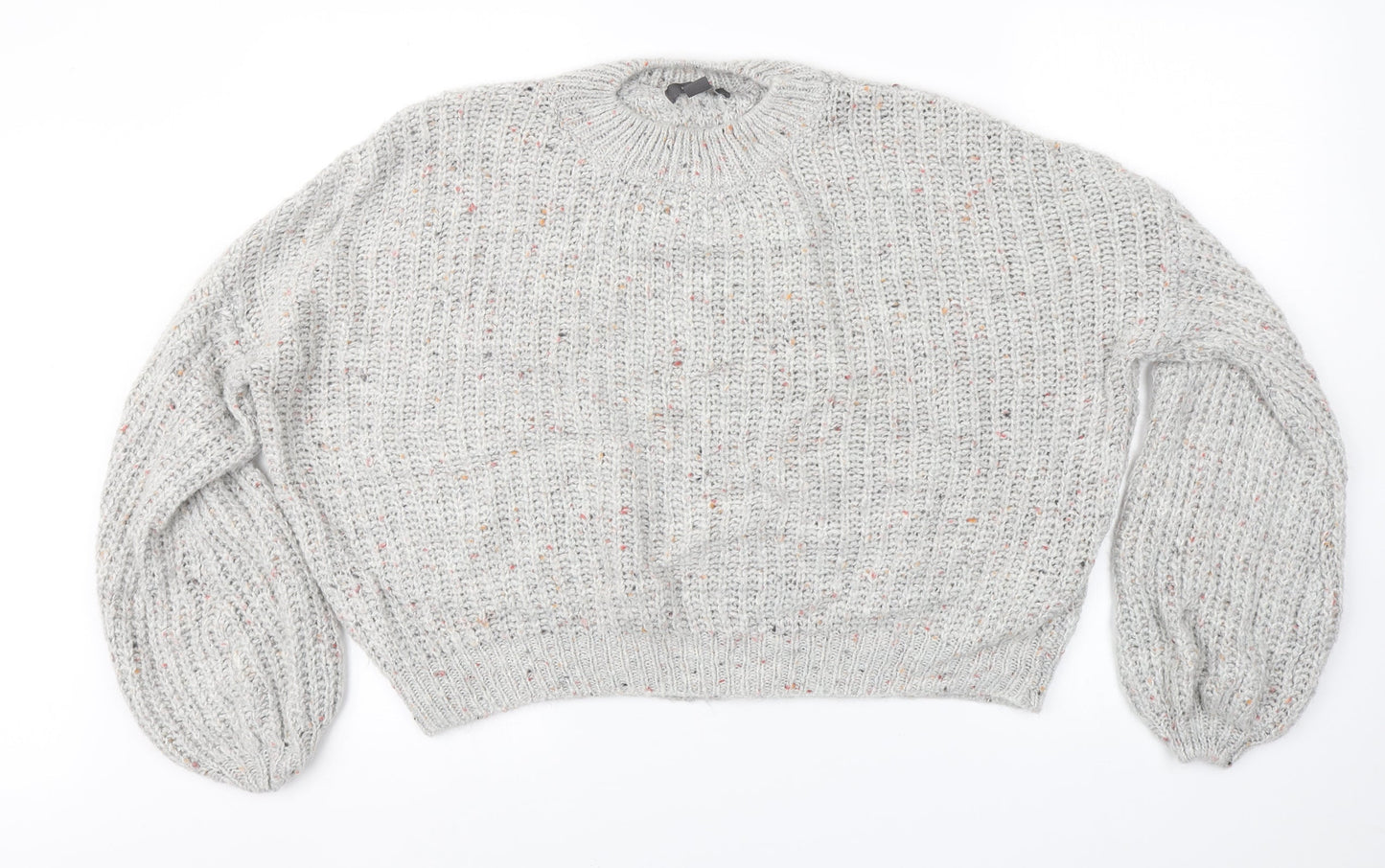 Primark Womens Grey   Pullover Jumper Size M