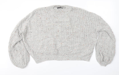 Primark Womens Grey   Pullover Jumper Size M