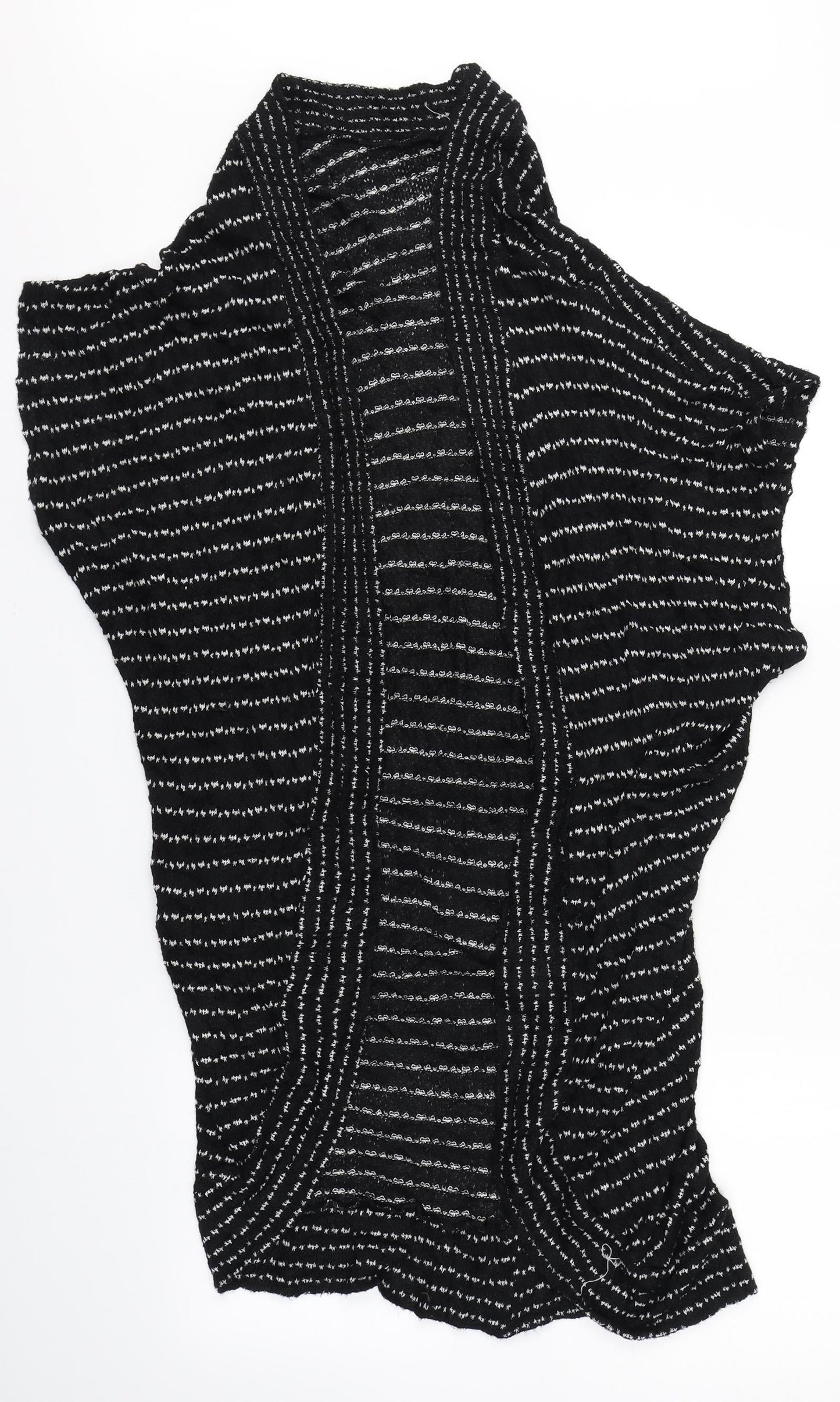 Womens UK Size S Silence + Noise Black Cape Jumper