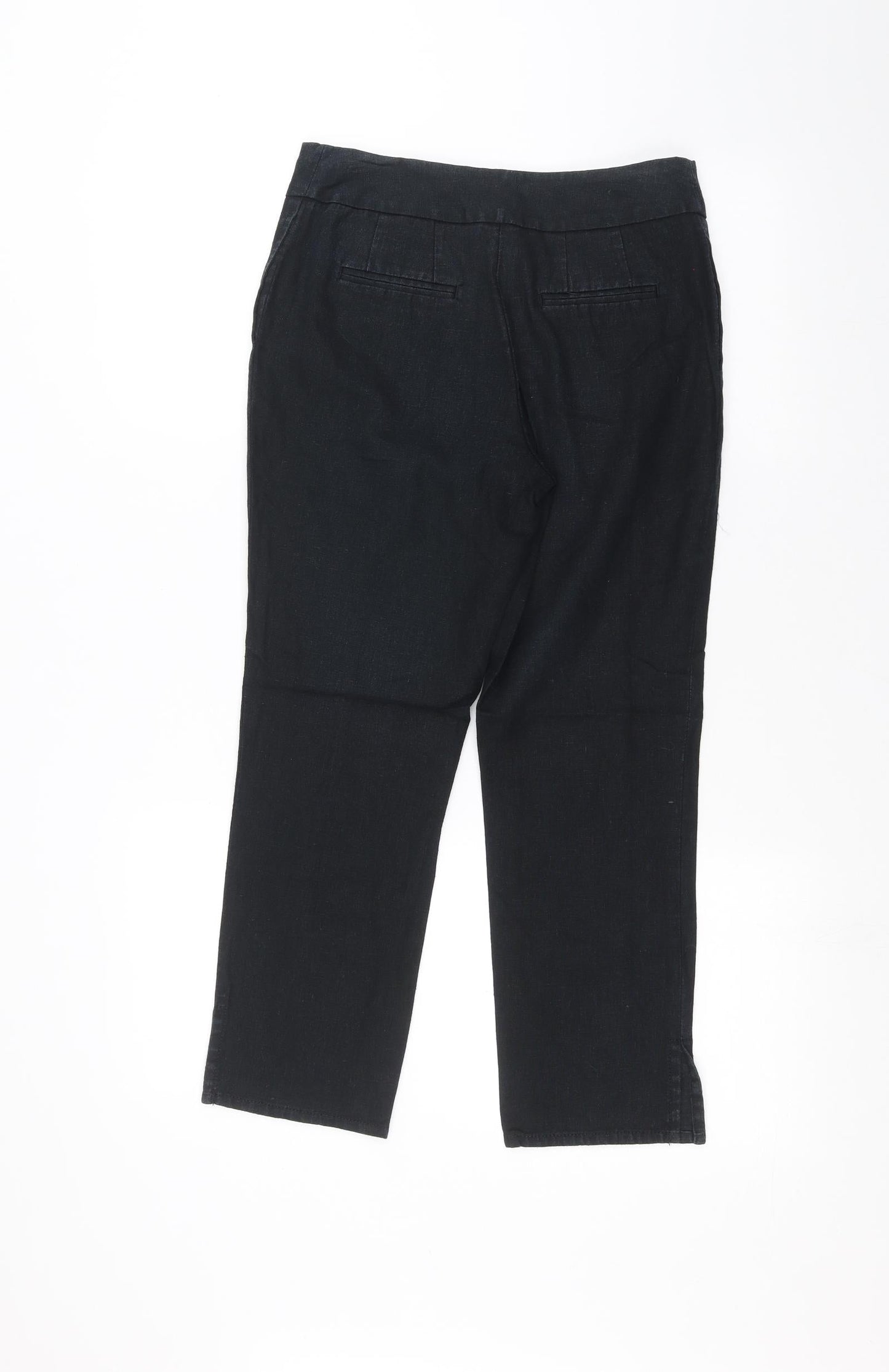 Womens UK Size 6 NEXT Regular Fit  Black Trousers