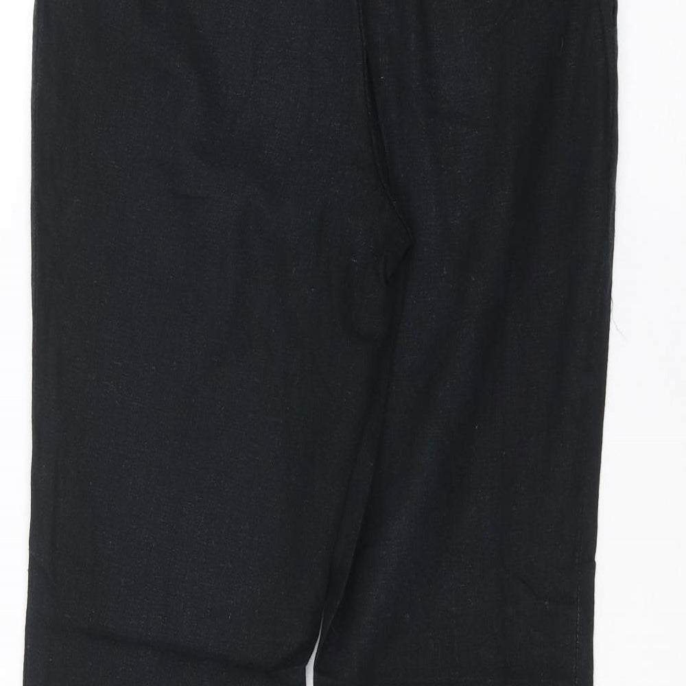 Womens UK Size 6 NEXT Regular Fit  Black Trousers