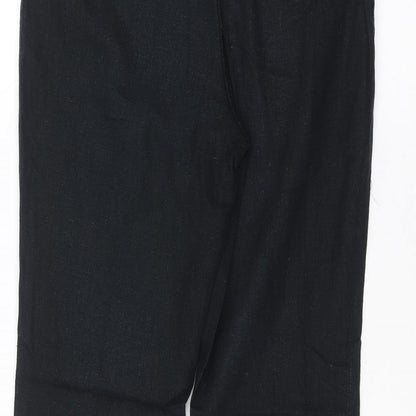 Womens UK Size 6 NEXT Regular Fit  Black Trousers