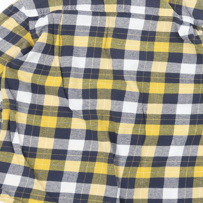 Mens UK Collar Size M Atlas Smart Yellow  Dress Shirt
