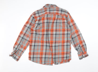 Atlas Mens Grey    Dress Shirt Size S