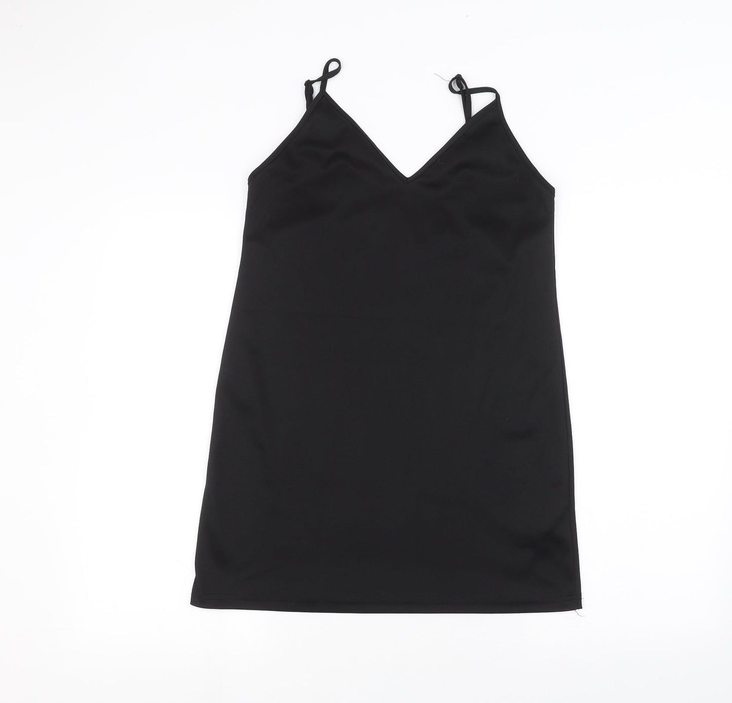 Womens UK Size 8 Fashion Union Black Basic T-Shirt
