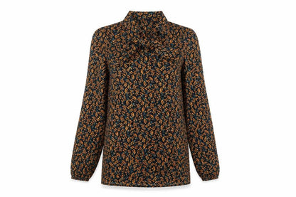 Womens UK Size 8 Fashion Union Black Basic Blouse