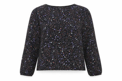 Womens UK Size 6 Jaqueline de Yong Black Basic Blouse