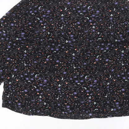Womens UK Size 6 Jaqueline de Yong Black Basic Blouse