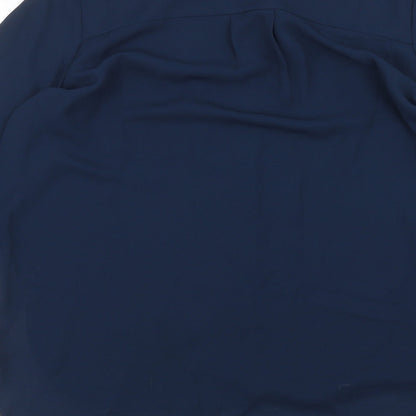 Selected Femme Womens Blue   Basic Button-Up Size 6