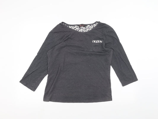 Primark Womens Black   Basic T-Shirt Size S