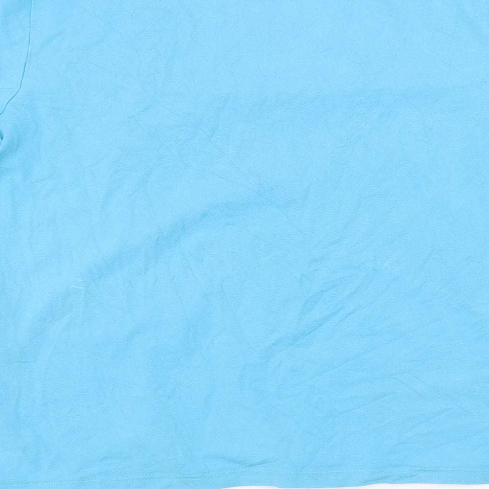 Black Pepper Womens Blue   Basic T-Shirt Size 12