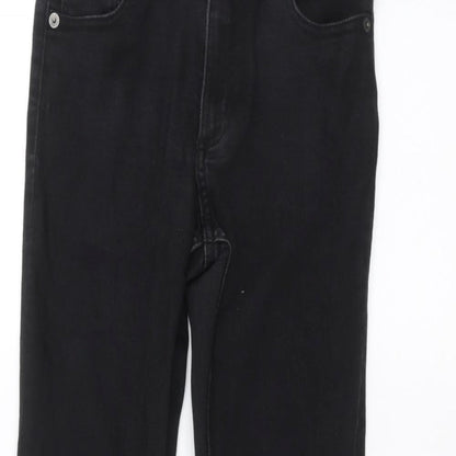 Womens UK Size 27 in Preworn Regular Fit Skinny Black Jeans