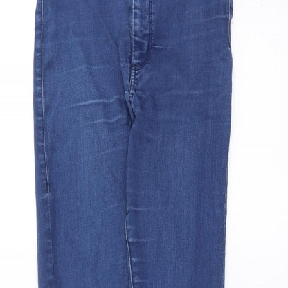 Topshop Womens Blue  Denim Skinny Jeans Size 27 L30 in