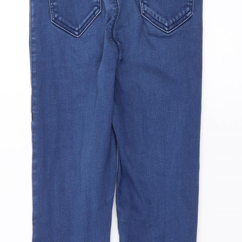 Topshop Womens Blue  Denim Skinny Jeans Size 27 L30 in