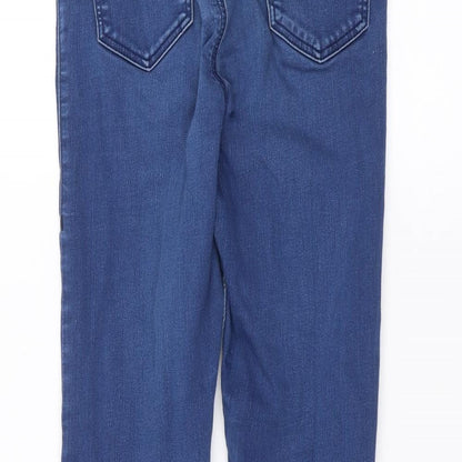 Topshop Womens Blue  Denim Skinny Jeans Size 27 L30 in