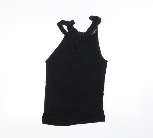 Womens UK Size 14 NEXT Black Basic T-Shirt