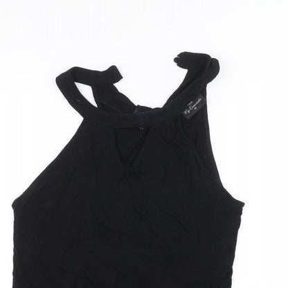 Womens UK Size 14 NEXT Black Basic T-Shirt