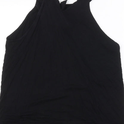 Womens UK Size 14 NEXT Black Basic T-Shirt