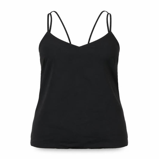 Womens UK Size 14 Peacocks Black Camisole T-Shirt