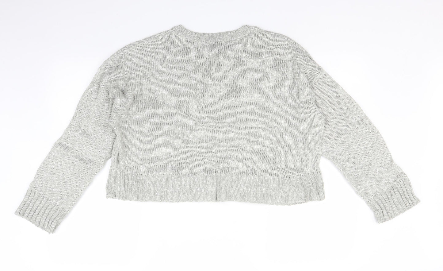 Womens UK Size M Newlook Grey Pullover Jumper