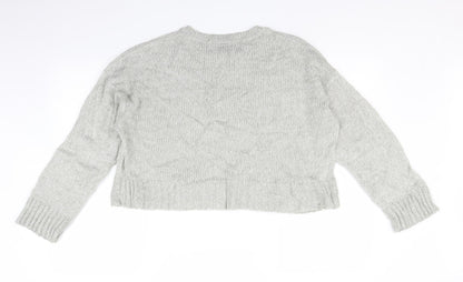 Womens UK Size M Newlook Grey Pullover Jumper