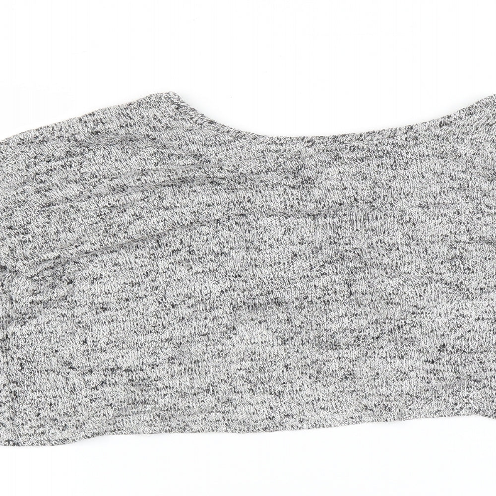 Womens UK Size XS H&M Grey Basic T-Shirt