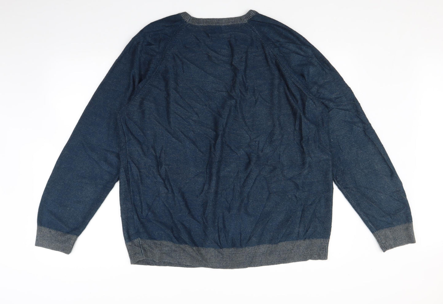 Easy Mens Blue   Pullover Jumper Size XL