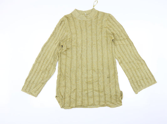Marks and Spencer Womens Gold   A-Line  Size 12