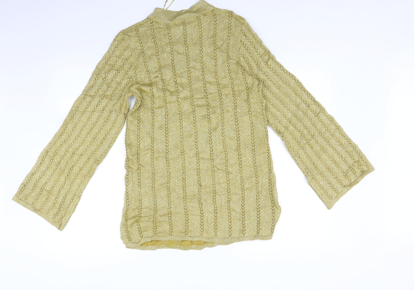Marks and Spencer Womens Gold   A-Line  Size 12