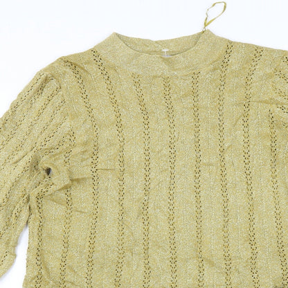 Marks and Spencer Womens Gold   A-Line  Size 12