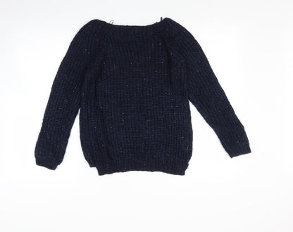Womens UK Size 8 NEXT Blue Pullover Jumper