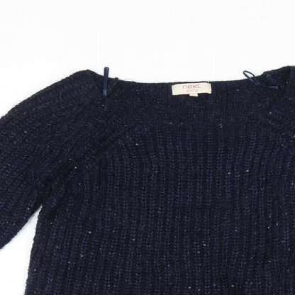 Womens UK Size 8 NEXT Blue Pullover Jumper