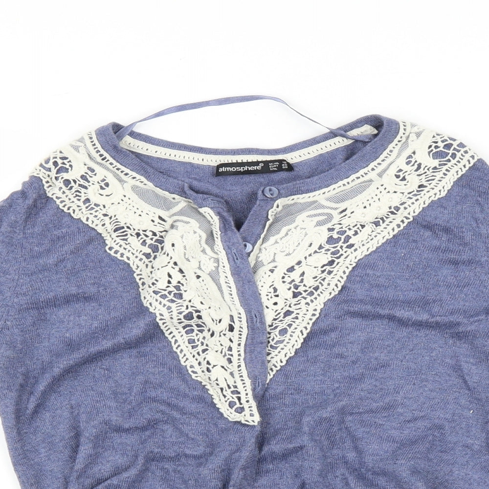 Primark Womens Blue   Cardigan Jumper Size 12