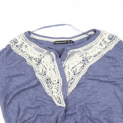 Primark Womens Blue   Cardigan Jumper Size 12