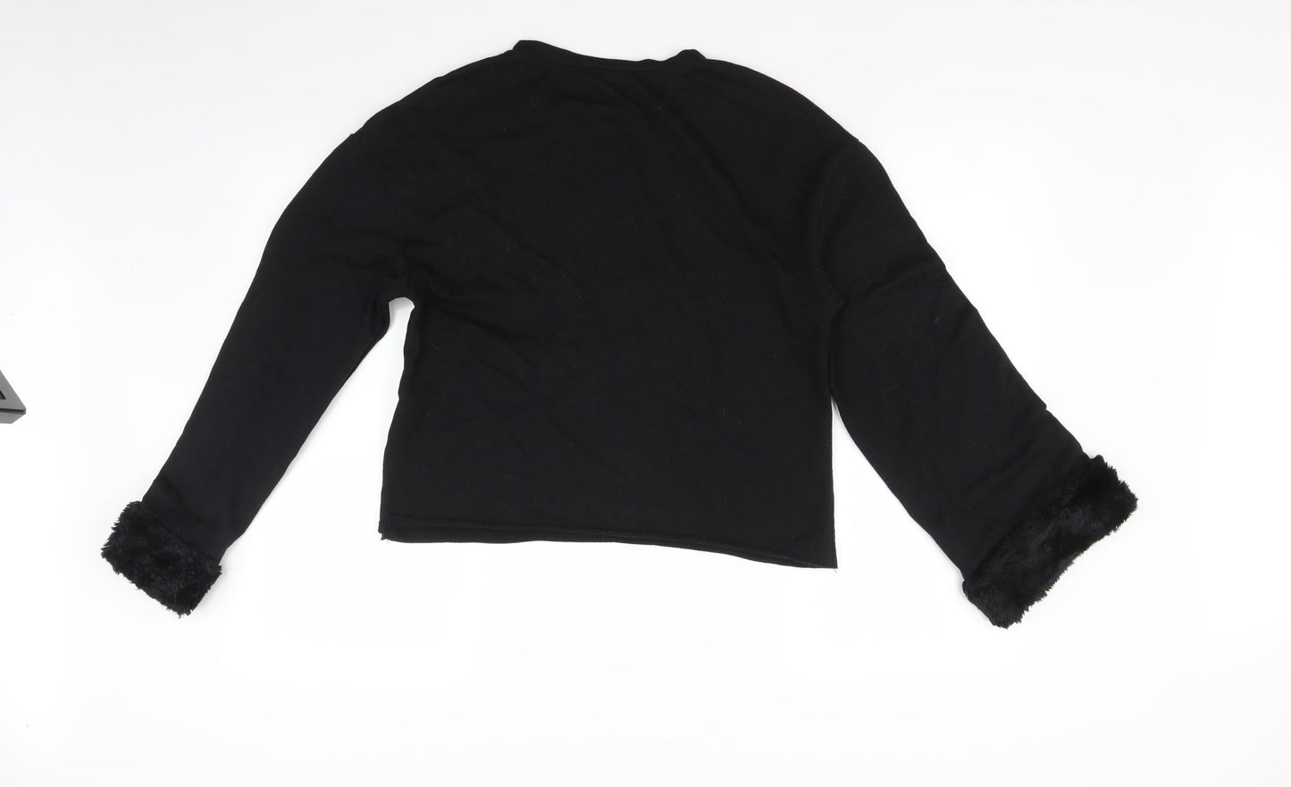 Womens UK Size S Zara Black Pullover Jumper