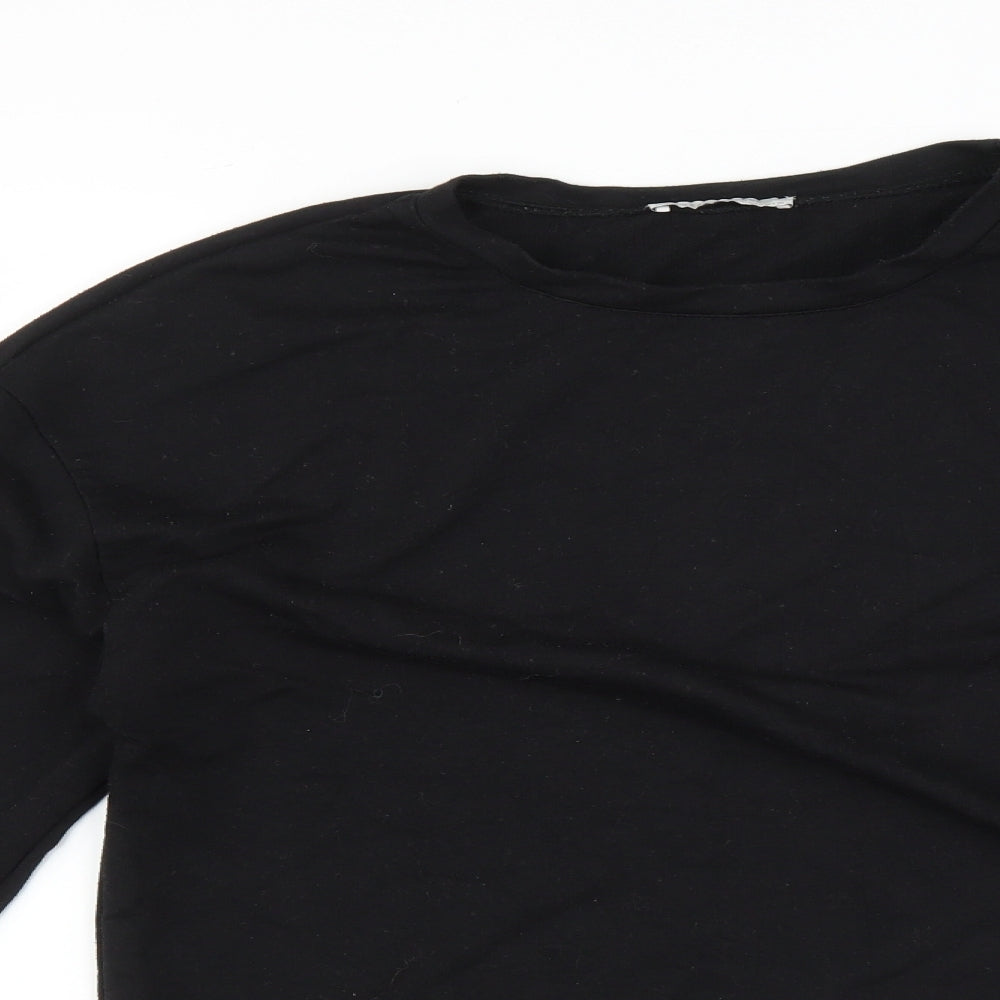Womens UK Size S Zara Black Pullover Jumper