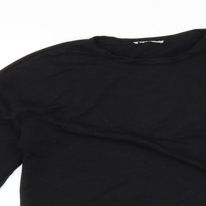 Womens UK Size S Zara Black Pullover Jumper