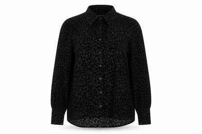 Womens UK Size 10 TU Black Basic Button-Up