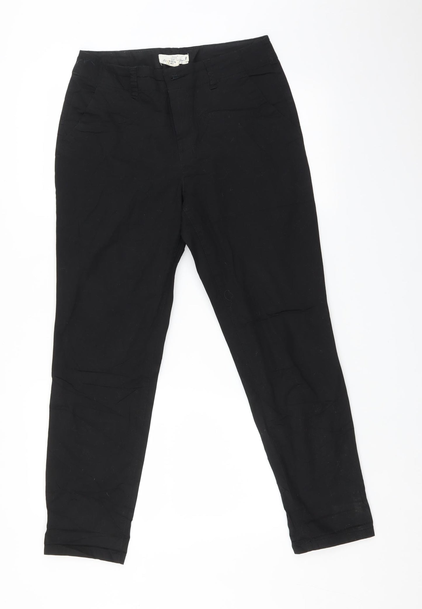Womens UK Size 8 H&M Regular Fit Tapered Black Jeans