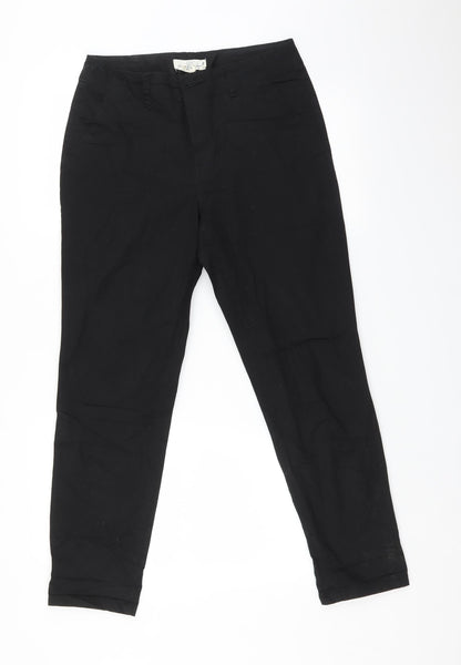 Womens UK Size 8 H&M Regular Fit Tapered Black Jeans