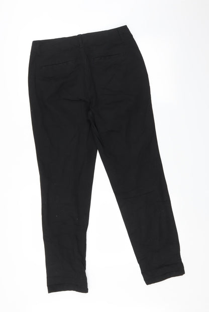 Womens UK Size 8 H&M Regular Fit Tapered Black Jeans